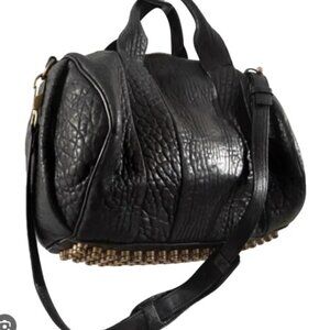 Authentic Alexander Wang Rocco Duffle Bag Black with Original Hardware - Medium